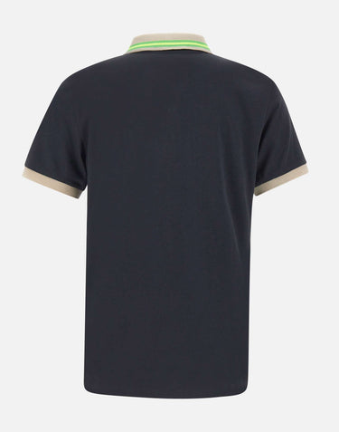 PEUTEREY Polo "New Selandina Str" BLACK Uomo 