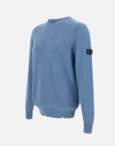 PEUTEREY Maglia "Ganna" Light Blue Uomo 