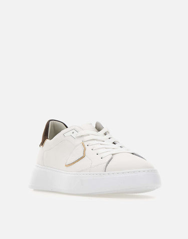 PHILIPPE MODEL PARIS Sneakers "Temple Low" WHITE Uomo 