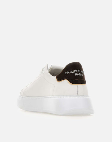 PHILIPPE MODEL PARIS Sneakers "Temple Low" WHITE Uomo 