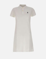 POLO RALPH LAUREN Abito polo in cotone WHITE Donna 