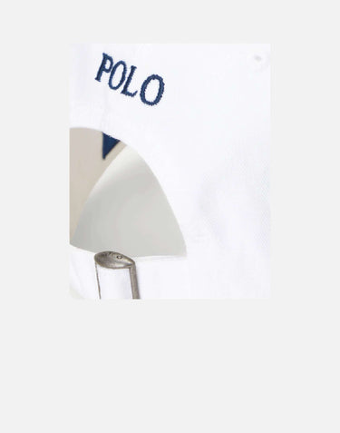 POLO RALPH LAUREN Cappellino in chino di cotone WHITE Donna 