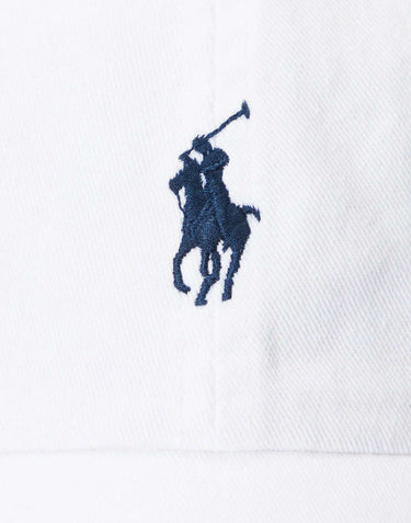 POLO RALPH LAUREN Cappellino in chino di cotone WHITE Donna 