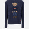 POLO RALPH LAUREN Maglione "Classics" in cotone e lino BLUE Donna 