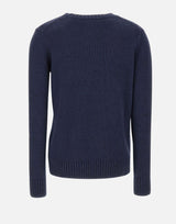 POLO RALPH LAUREN Maglione "Classics" in cotone e lino BLUE Donna 