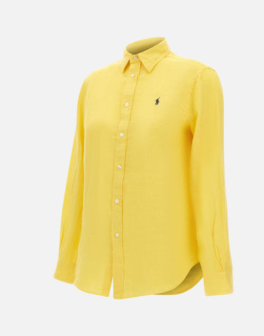 Camicia in lino 211970730 502 POLO RALPH LAUREN 