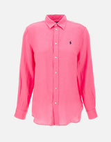 Camicia in lino 211970730 504 POLO RALPH LAUREN 