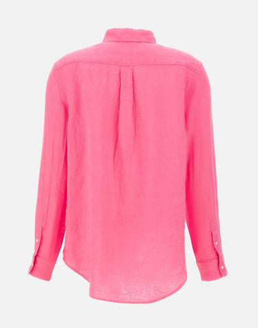 Camicia in lino 211970730 504 POLO RALPH LAUREN 
