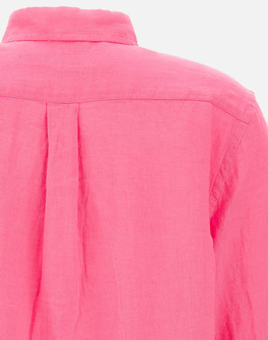 Camicia in lino 211970730 504 POLO RALPH LAUREN 