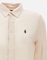Camicia in lino 211970730 511 POLO RALPH LAUREN 