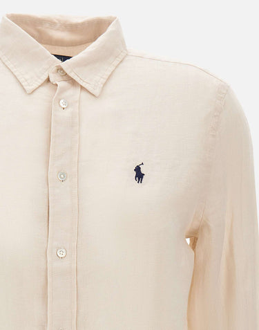 Camicia in lino 211970730 511 POLO RALPH LAUREN 