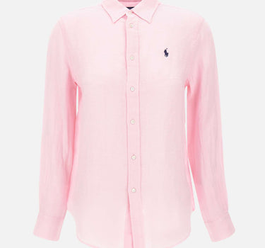 POLO RALPH LAUREN Camicia in lino Pink Donna 