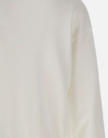 POLO RALPH LAUREN Felpa girocollo in misto cotone WHITE Donna 