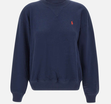 POLO RALPH LAUREN Felpa girocollo in misto cotone BLUE Donna 