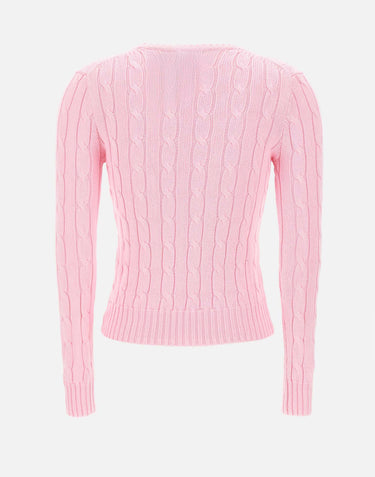 Maglia a girocollo in cotone a trecce 211971869 010 POLO RALPH LAUREN 