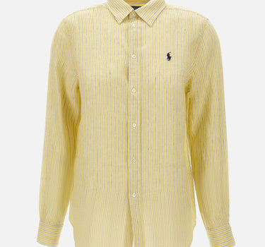 Camicia over in lino a righe 211A96158 002 POLO RALPH LAUREN 