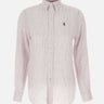 Camicia over in lino a righe 211A96158 011 POLO RALPH LAUREN 
