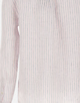 Camicia over in lino a righe 211A96158 011 POLO RALPH LAUREN 