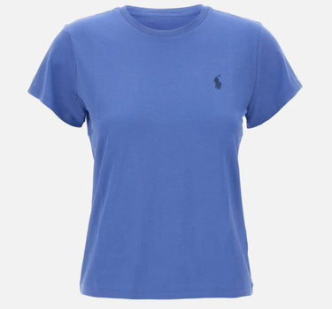 POLO RALPH LAUREN T-shirt in cotone BLUE Donna 