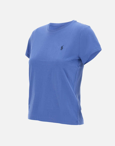 POLO RALPH LAUREN T-shirt in cotone BLUE Donna 