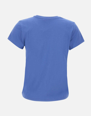 POLO RALPH LAUREN T-shirt in cotone BLUE Donna 