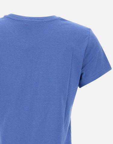 POLO RALPH LAUREN T-shirt in cotone BLUE Donna 