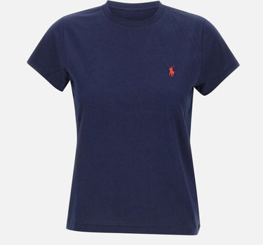 POLO RALPH LAUREN T-shirt in cotone BLUE Donna 