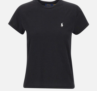 POLO RALPH LAUREN T-shirt in cotone BLACK Donna 