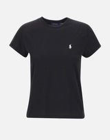 POLO RALPH LAUREN T-shirt in cotone BLACK Donna 