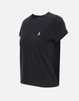 POLO RALPH LAUREN T-shirt in cotone BLACK Donna 