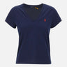 T-shirt a V in cotone 211B14611 008 POLO RALPH LAUREN 