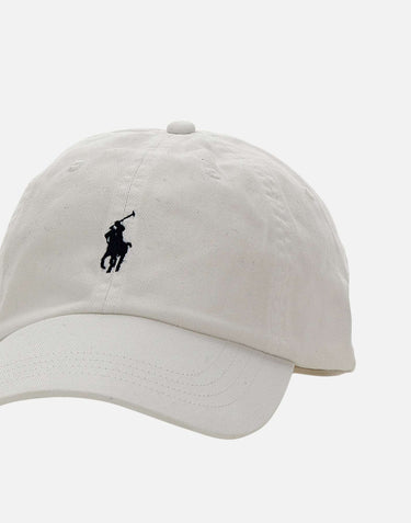 POLO RALPH LAUREN Cappello da baseball "Core Replen" in cotone WHITE Uomo 