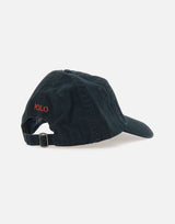POLO RALPH LAUREN Cappello da baseball "Core Replen" in cotone BLACK Uomo 