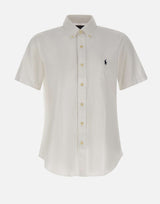 POLO RALPH LAUREN Camicia in seersucker custom-fit WHITE Uomo 