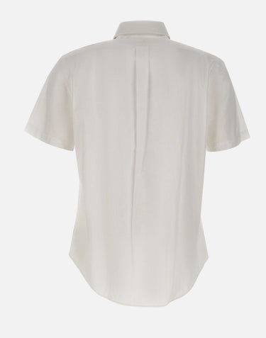 POLO RALPH LAUREN Camicia in seersucker custom-fit WHITE Uomo 