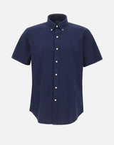 POLO RALPH LAUREN Camicia in seersucker custom-fit BLUE Uomo 