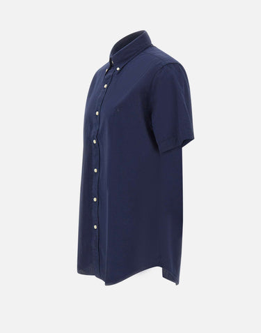 POLO RALPH LAUREN Camicia in seersucker custom-fit BLUE Uomo 