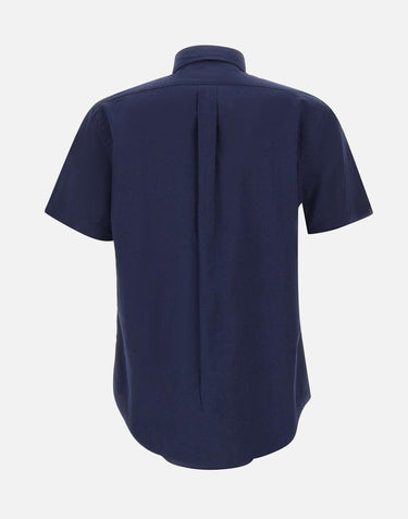 POLO RALPH LAUREN Camicia in seersucker custom-fit BLUE Uomo 
