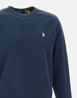 POLO RALPH LAUREN Felpa "Classics" in cotone BLUE Uomo 