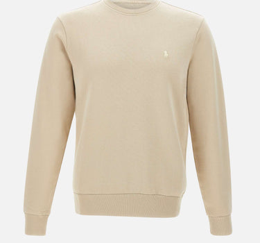 POLO RALPH LAUREN Felpa "Classics" in cotone BEIGE Uomo 
