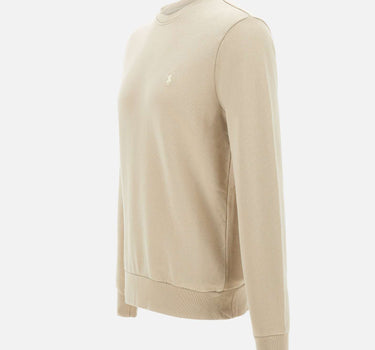 POLO RALPH LAUREN Felpa "Classics" in cotone BEIGE Uomo 