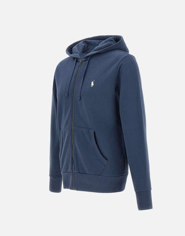 POLO RALPH LAUREN Felpa "Classics" in cotone BLUE Uomo 