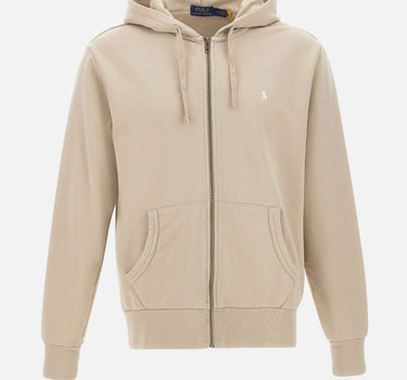 POLO RALPH LAUREN Felpa "Classics" in cotone BEIGE Uomo 