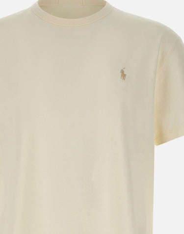 POLO RALPH LAUREN T-shirt in jersey classic fit WHITE Uomo 