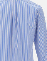 POLO RALPH LAUREN Camicia in popeline stretch a righe Light Blue Uomo 