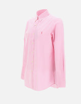 POLO RALPH LAUREN Camicia in popeline stretch a righe Pink Uomo 