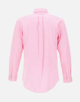 POLO RALPH LAUREN Camicia in popeline stretch a righe Pink Uomo 