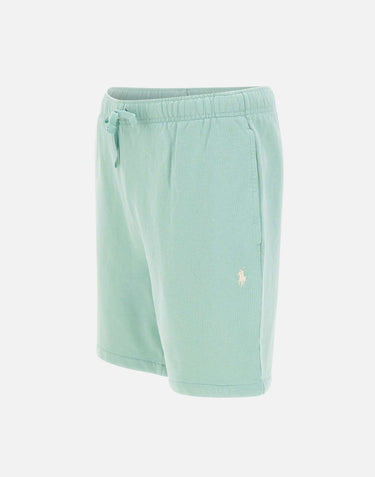 POLO RALPH LAUREN Short in felpa loopback GREEN Uomo 