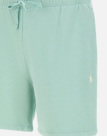 POLO RALPH LAUREN Short in felpa loopback GREEN Uomo 