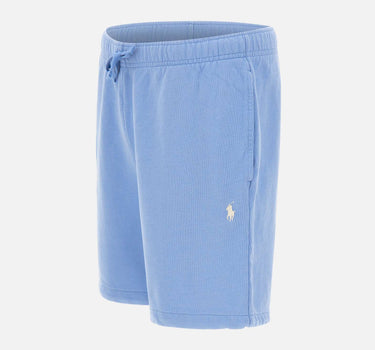 POLO RALPH LAUREN Short in felpa loopback Light Blue Uomo 